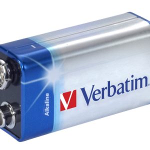 VERBATIM 9V ALKALINE BATTERIES 1PK