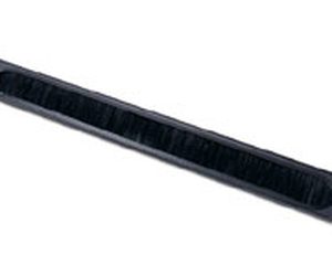 APC 1U Cable Pass-Thru w/ Brush Strip Black