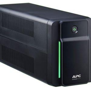 APC Backup UPS 950VA 520W UPS Tower Rack mount included: No Rack type: N/A Network card:No Battery:Yes Battery type: VRLA Warranty: 2 years repair or replace Notes: Line Interactive